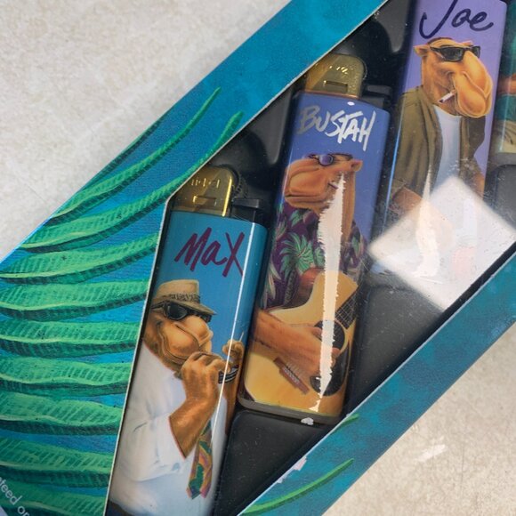 Club Camel 1992 Joe Camel Band Collector's Set Of 5 Cigarette Lighters VTG - Picture 4 of 10